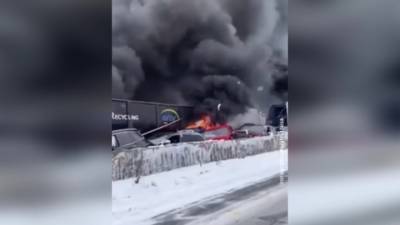 Массовое ДТП в Миннеаполисе: столкнулись 29 автомобилей, 9 человек ранены