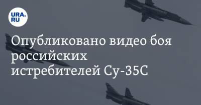 Опубликовано видео боя российских истребителей Су-35С