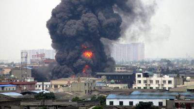 Семь человек погибли при взрыве на заводе в Китае