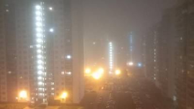 Пятница 13-е началась в Петербурге с туманов