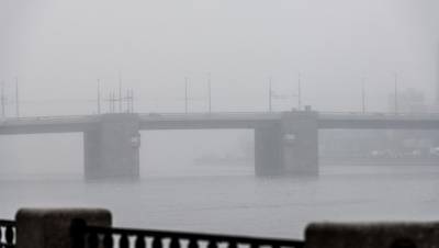Пятница в Петербурге будет туманной и без осадков