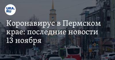Коронавирус в Пермском крае: последние новости 13 ноября. Школьников отправляют домой, бизнес закрывается