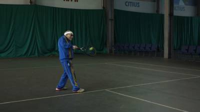 Теннисист с Украины в 96 лет участвует в соревнованиях.