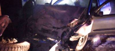 В Карелии водитель иномарки пострадал в ДТП с Камазом