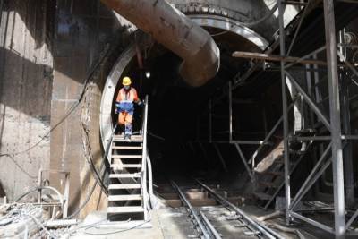 Южный участок Большого кольца метро готов почти на 60%