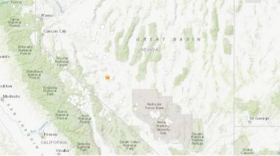 Землетрясение магнитудой 5,5 произошло в Неваде