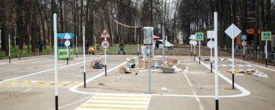 В рязанском ЦПКиО начались работы по созданию детского автогородка