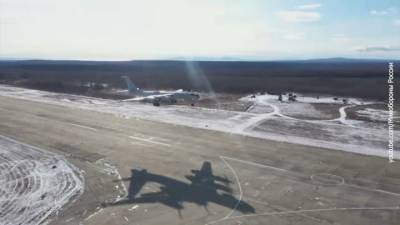 Российские военные показали полет охотника за подлодками