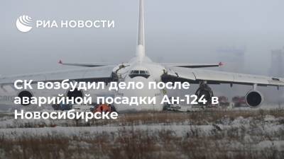 СК возбудил дело после аварийной посадки Ан-124 в Новосибирске