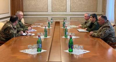 Глава НКР и российский генерал обсудили миротворческую миссию в Карабахе