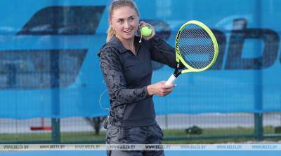 Александра Саснович завершила выступление на теннисном турнире в Линце