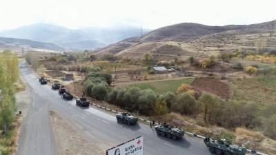 Российские миротворцы разворачивают наблюдательные посты в Нагорном Карабахе