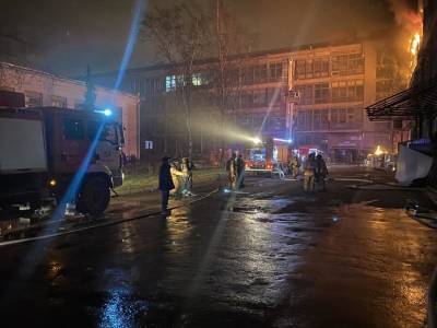 Пожарные локализовали возгорание в Санкт-Петербурге