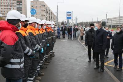 Движение по новому участку проспекта Ветеранов открыли в Петербурге