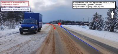 В Усть-Куломском районе грузовик потерял колесо и спровоцировал аварию