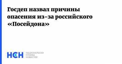 Госдеп назвал причины опасения из-за российского «Посейдона»