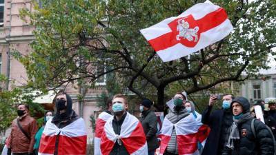Акция протеста вновь проходит в Белоруссии