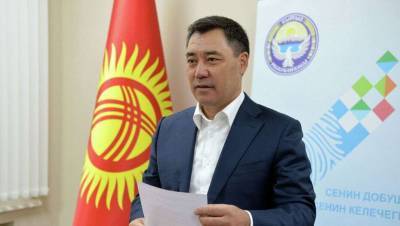 Садыр Жапаров подал документы в ЦИК, чтобы участвовать в выборах президента Кыргызстана