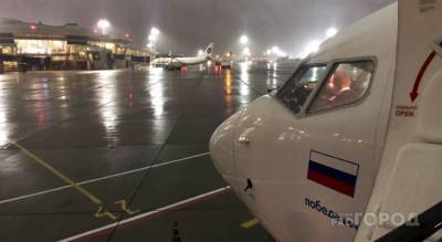 Самолет летевший в Чувашию, экстренно приземлился в Москве