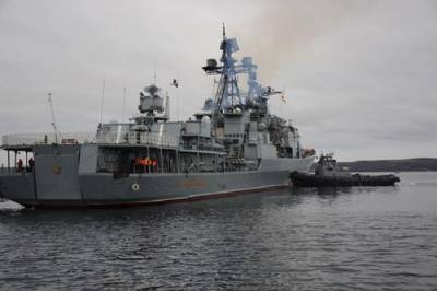 Противолодочный боевой корабль «Вице-адмирал Кулаков» прошел самую узкую часть пролива Ла-Манш