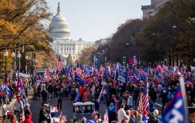 В Вашингтоне проходит марш в поддержку Трампа