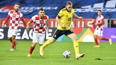 Берг и Классон помогли сборной Швеции обыграть команду Хорватии в Лиге наций