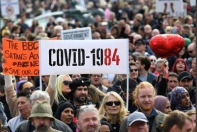Жители Кипра устроили протесты против ограничений из-за коронавируса