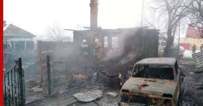 Под Новосибирском погибли четыре человека при пожаре в частном доме