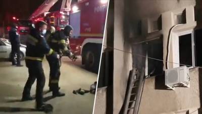 В Румынии десять человек погибли при пожаре в отделении интенсивной терапии — видео