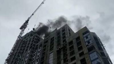 Пожар в новостройке на западе Москвы ликвидировали