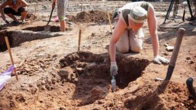 В Запорожье обнаружено скифское погребение возрастом около 2,5 тысяч лет