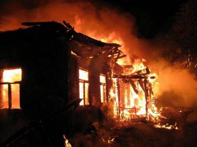 В Смоленской области горел жилой дом