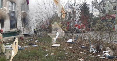 Первые кадры с места взрыва газа в жилом доме в Ставрополе