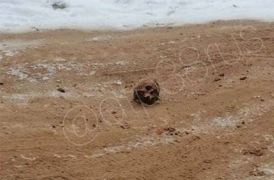 В Иркутской области обледенелую дорогу посыпали песком с человеческими костями