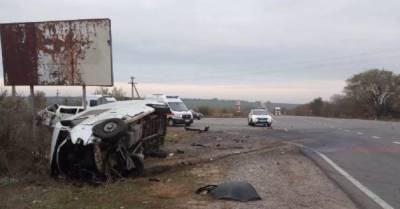 ДТП под Одессой: в Белгород-Днестровском районе столкнулись два микроавтобуса (ФОТО)