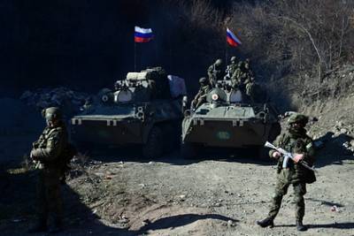 Российские миротворцы установили 25 постов для контроля ситуации в Карабахе