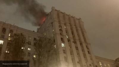Пожар в жилом доме на набережной Тараса Шевченко в Москве потушен