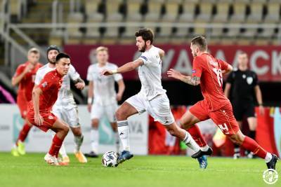 Сборная Грузии по футболу проиграла команде Армении в матче Лиги наций