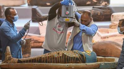 В Египте нашли гигантскую сокровищницу из более чем 100 саркофагов