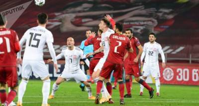Сборная Грузии по футболу уступила Армении в Тбилиси в матче Лиги наций УЕФА