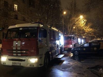 Пожар произошел в квартире на северо-востоке Москвы