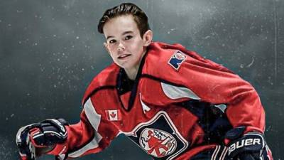 Скончался 13-летний канадский хоккеист