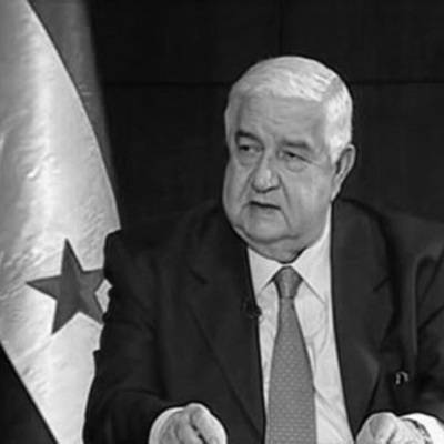 Умер министр иностранных дел Сирии Валид Муаллем