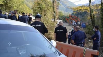 Полиция жестко разогнала протестующих на западе Грузии