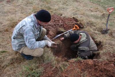 В Тверской области нашли останки бойца 133 стрелковой дивизии