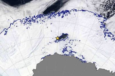 Ученые обнаружили во льдах Антарктиды полынью размером с Крым