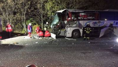В Запорожской области автобус с пассажирами попал в смертельное ДТП