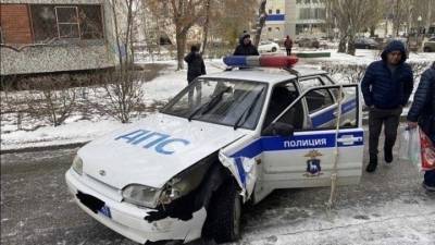 Опасная поездка на угнанной полицейской машине в Тольятти попала на видео