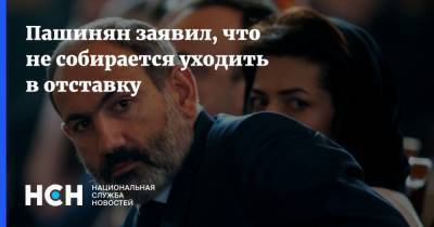 Пашинян заявил, что не собирается уходить в отставку