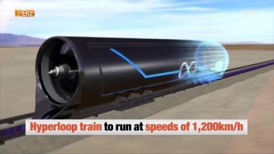 В Южной Корее вакуумный поезд разогнался до скорости 1000 километров в час